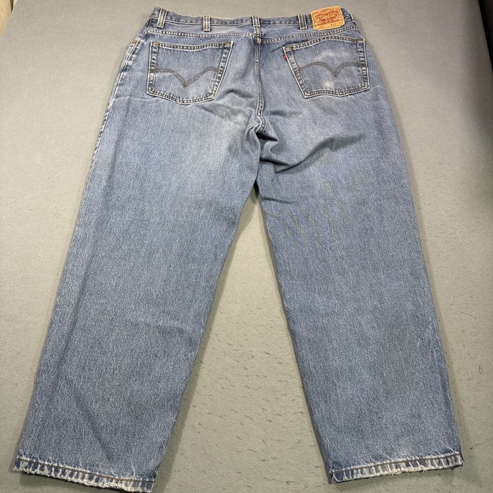 Vintage Levi's 560 Jeans Mens 42x30 Black Comfort Fit Loose Tapered Denim 2006